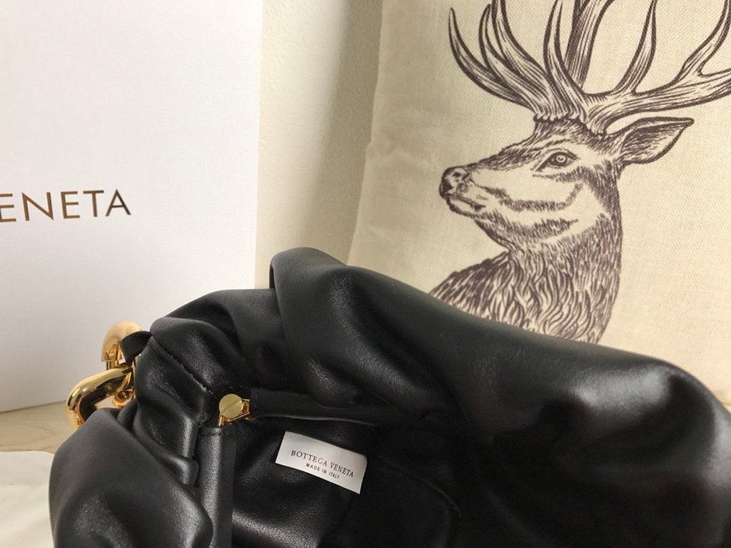 BV 620230 Bottega Veneta Chain Pouch Raintree Bag 92020 Strap 25cm Black Gold