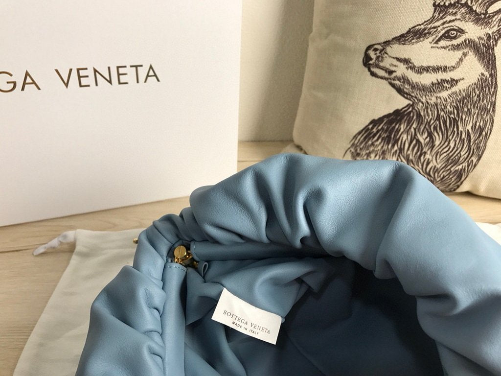 BV 620230 Bottega Veneta Chain Pouch Raintree Bag 92020 Strap 25cm Cloud Blue Gold