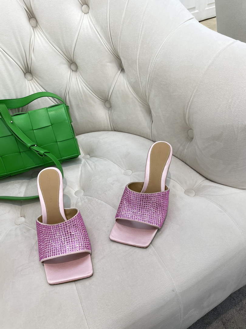 BV 709028 Bottega Veneta Stretch Strass-embellished Shoes BV5808