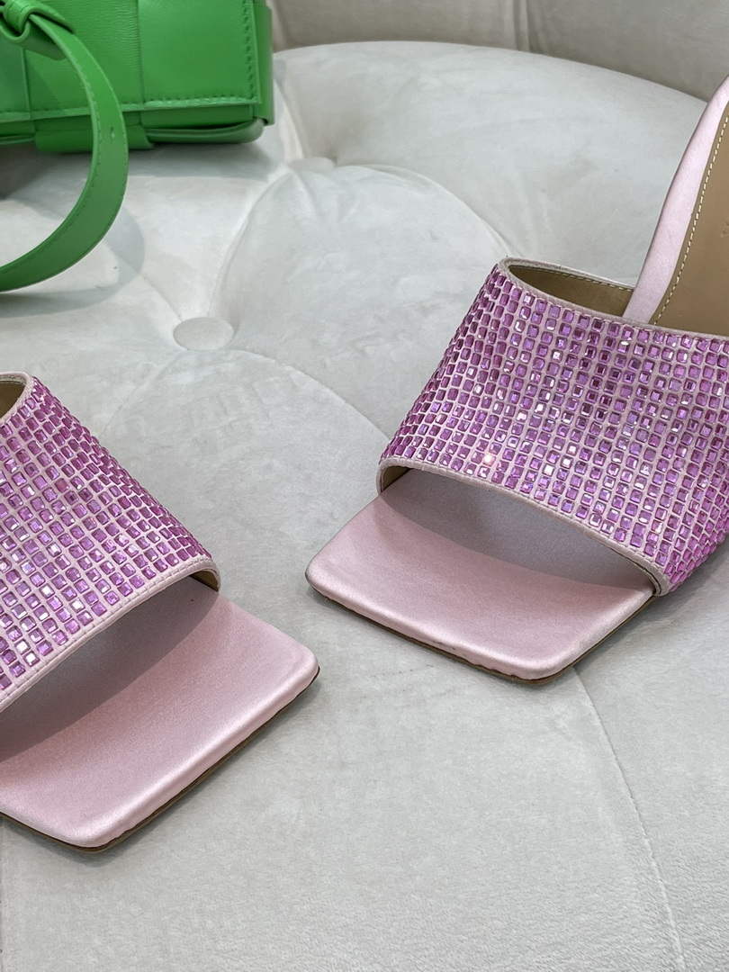 BV 709028 Bottega Veneta Stretch Strass-embellished Shoes BV5808