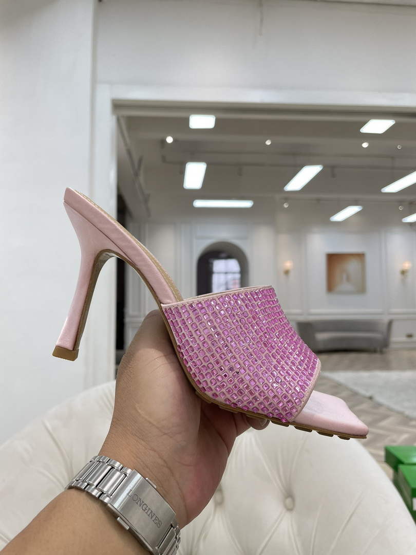 BV 709028 Bottega Veneta Stretch Strass-embellished Shoes BV5808