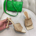 BV 709028 Bottega Veneta Stretch Strass-embellished Shoes BV5810 - 35 - View 1