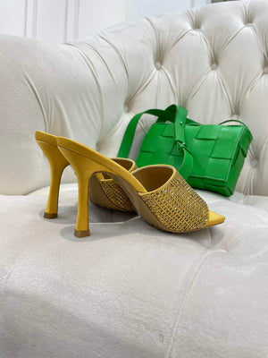 BV 709028 Bottega Veneta Stretch Strass-embellished Shoes BV5811 - 35 - View 9