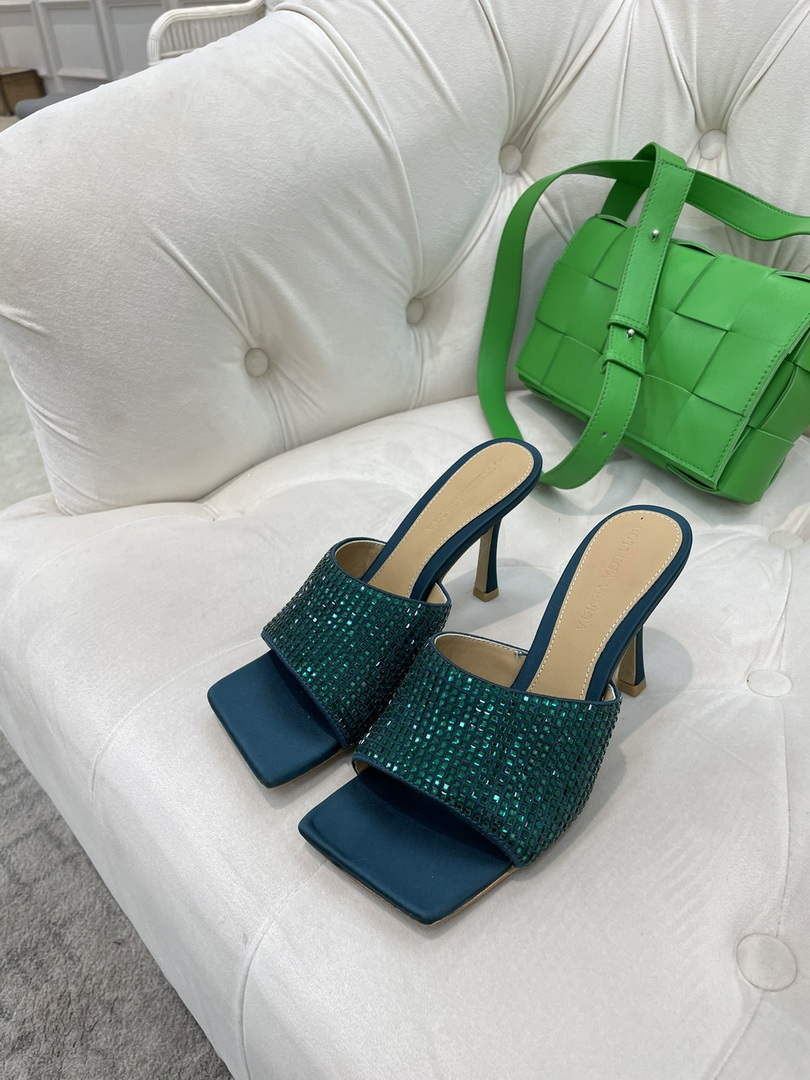BV 709028 Bottega Veneta Stretch Strass-embellished Shoes BV5812 - 35 - View 1