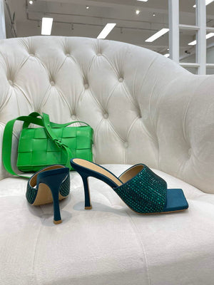 BV 709028 Bottega Veneta Stretch Strass-embellished Shoes BV5812 - 35 - View 6