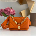 Bvlgari 291087 Serpenti Cabochon Crossbody Bag Orange - Default Title - View 1