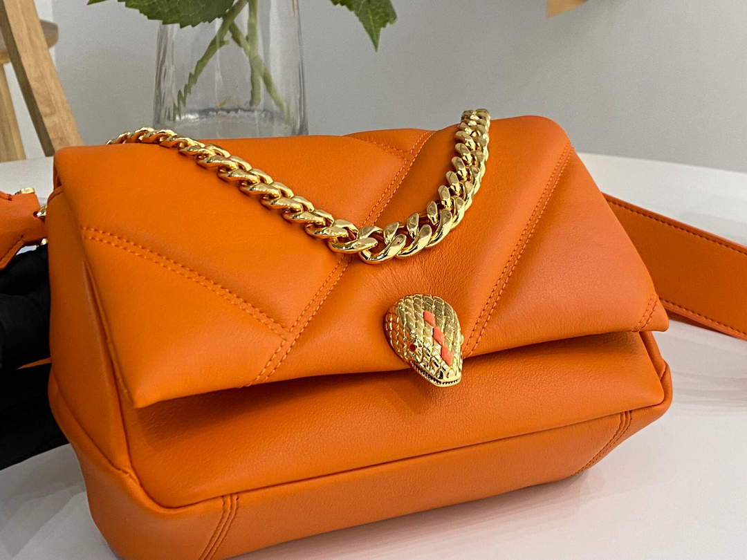 Bvlgari 291087 Serpenti Cabochon Crossbody Bag Orange