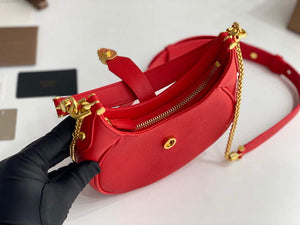 Bvlgari 291632 Small Serpenti Ellipse Crossbody Bag Red - Default Title - View 8