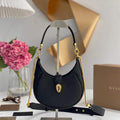 Bvlgari 291632 Small Serpenti Ellipse Crossbody Bag Black - Default Title - View 1