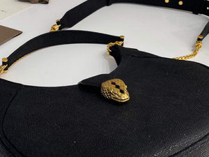 Bvlgari 291640 Serpenti Ellipse Crossbody Bag Black - Default Title - View 2