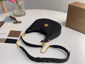 Bvlgari 291640 Serpenti Ellipse Crossbody Bag Black - Default Title - View 4