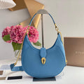 Bvlgari 291640 Serpenti Ellipse Shoulder Bag Blue - Default Title - View 1