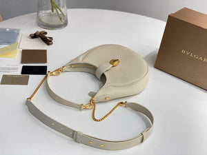 Bvlgari 291640 Serpenti Ellipse Shoulder Bag Lvory - Default Title - View 4