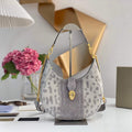 Bvlgari 291640 Serpenti Ellipse Shoulder Bag Gray - Default Title - View 1