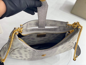 Bvlgari 291640 Serpenti Ellipse Shoulder Bag Gray - Default Title - View 9