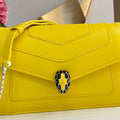 Bvlgari 291859 Serpenti Forever Chain Wallet Yellow - Default Title - View 1