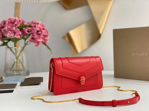 Bvlgari 291859 Serpenti Forever Chain Wallet Red - Default Title - View 3