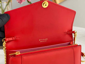 Bvlgari 291859 Serpenti Forever Chain Wallet Red - Default Title - View 9
