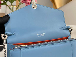 Bvlgari 291859 Serpenti Forever Chain Wallet Blue - Default Title - View 9