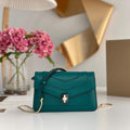 Bvlgari 291859 Serpenti Forever Chain Wallet Green - Default Title - View 1