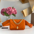 Bvlgari 291946 Serpenti Cabochon Maxi Chain Crossbody Mini Bag Orange - Default Title - View 1