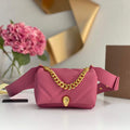 Bvlgari 291946 Serpenti Cabochon Maxi Chain Crossbody Mini Bag Pink - Default Title - View 1