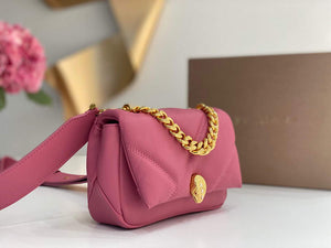 Bvlgari 291946 Serpenti Cabochon Maxi Chain Crossbody Mini Bag Pink - Default Title - View 3