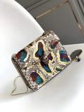 Bvlgari Serpenti Forever Chain Crossbody Bag  292031 python skin