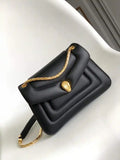 Bvlgari Serpenti Reverse Small Shoulder Bag 292123 Black
