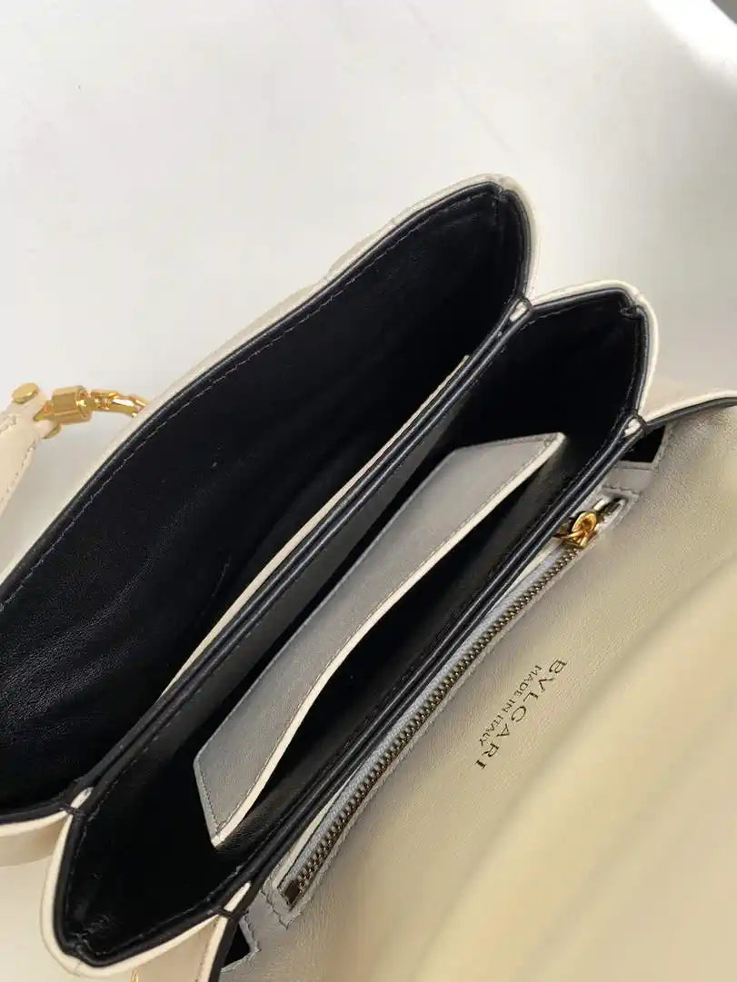 Bvlgari Serpenti Reverse Small Shoulder Bag 292123 Beige