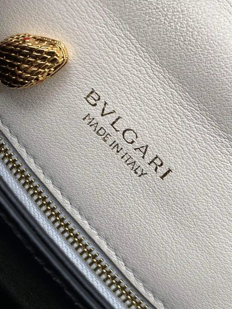 Bvlgari Serpenti Reverse Small Shoulder Bag 292123 Beige