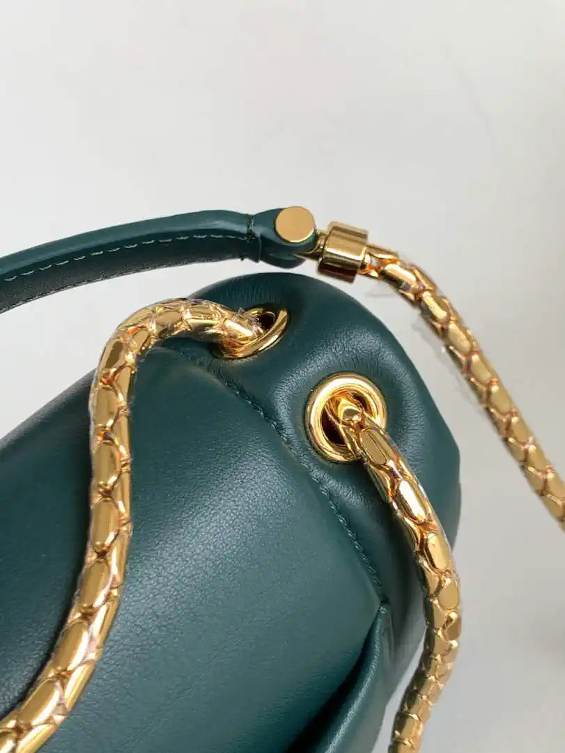 Bvlgari Serpenti Reverse Small Shoulder Bag 292123 Green