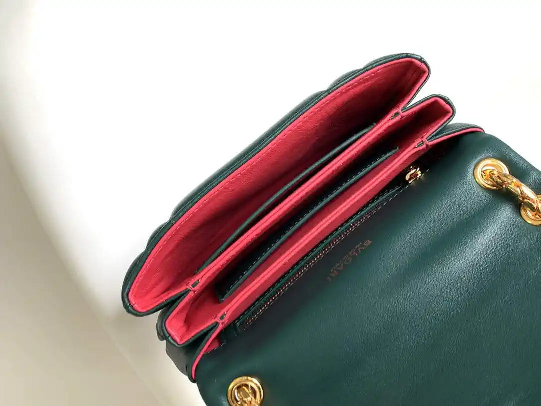 Bvlgari Serpenti Reverse Small Shoulder Bag 292123 Green