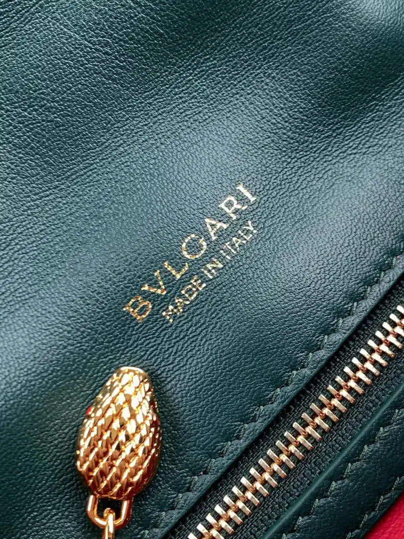 Bvlgari Serpenti Reverse Small Shoulder Bag 292123 Green