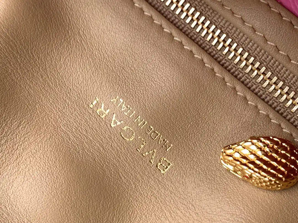 Bvlgari Serpenti Reverse Small Shoulder Bag 292123 Apricot