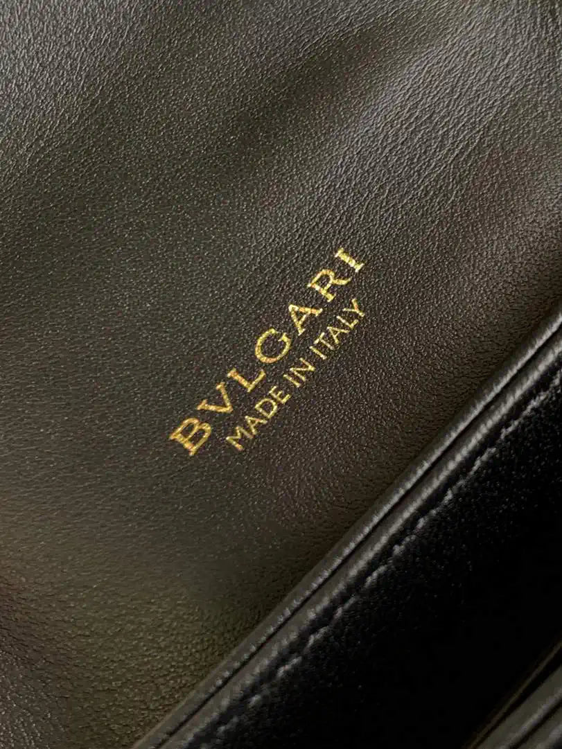 Bvlgari Serpenti Reverse Top Handle 292126 Black