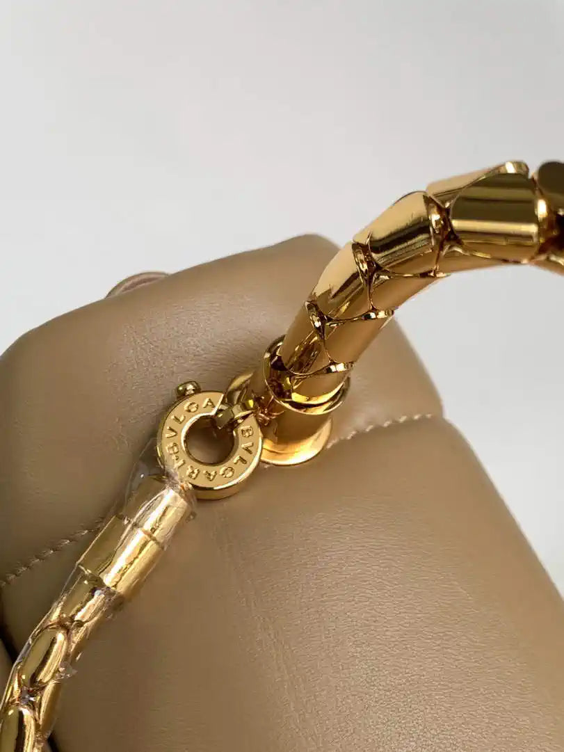Bvlgari Serpenti Reverse Top Handle 292126 Apricot