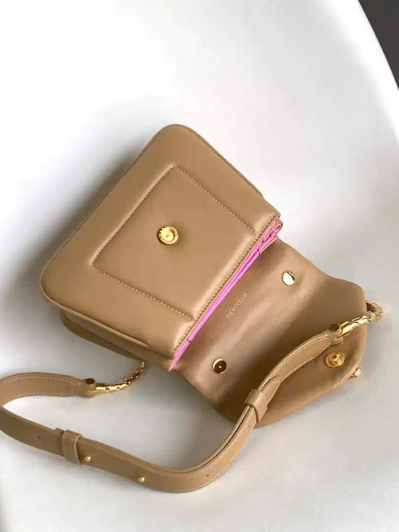 Bvlgari Serpenti Reverse Top Handle 292126 Apricot