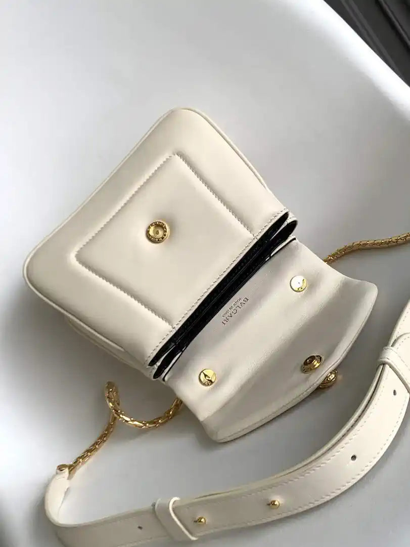 Bvlgari Serpenti Reverse Top Handle 292126 Beige