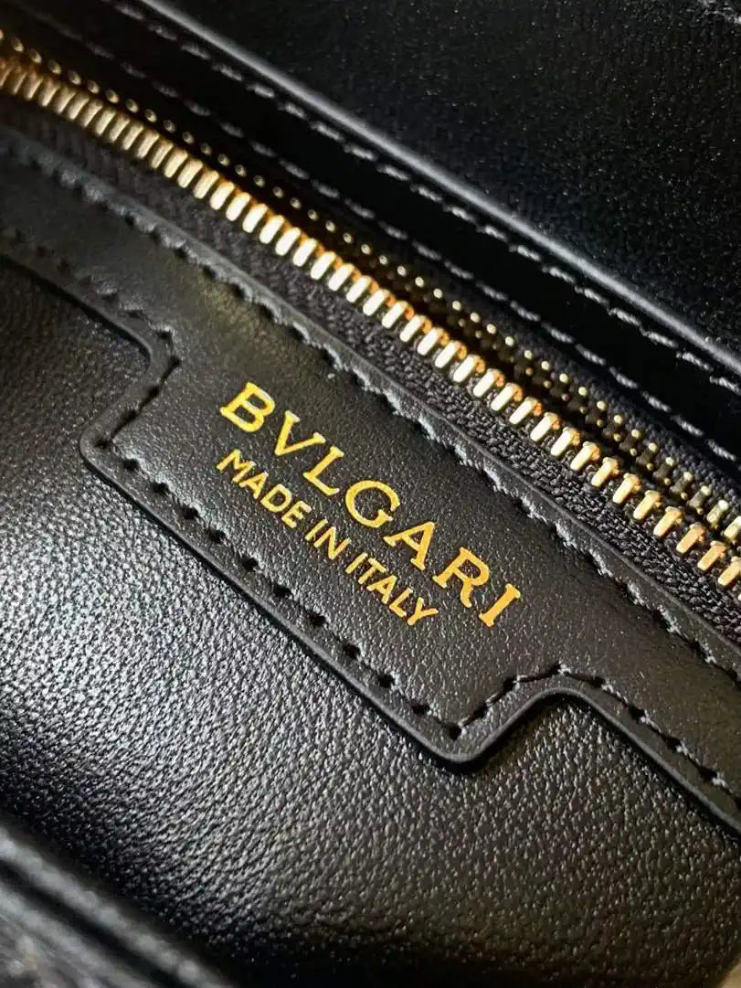Bvlgari Serpentine Duo Top Handle 294298 Black