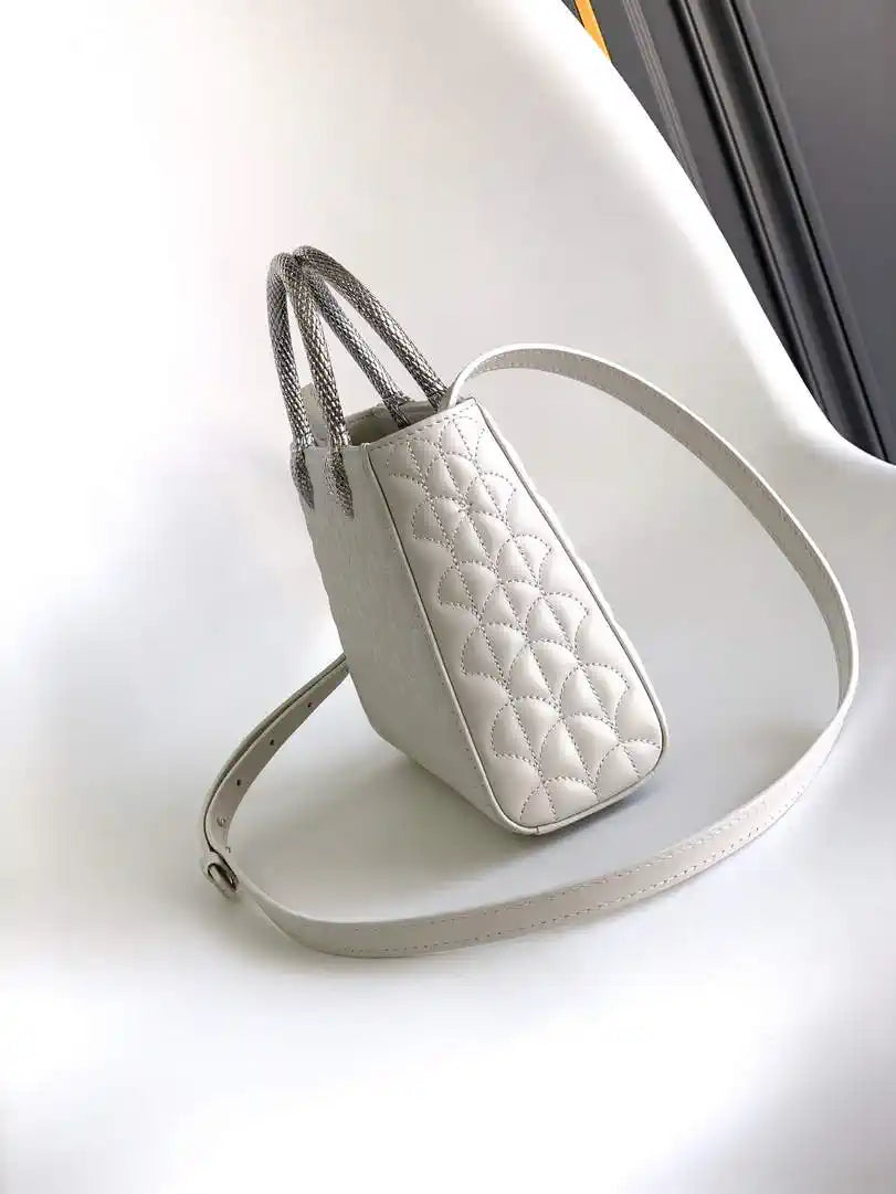 Bvlgari Serpentine Duo Top Handle 294298 White