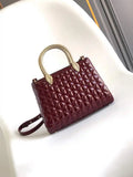 Bvlgari Serpentine Duo Top Handle 294298 Wine Red