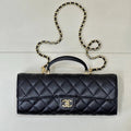 Chanel Calfskin & Gold-Tone Metal  AP5280 Black