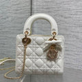 Dior M0505 Small Lady Dior Bag with Strap Cannage Lambskin M3003