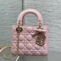 Dior M0505 Small Lady Dior Bag with Strap Cannage Lambskin M3002