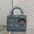 Dior M0505 Small Lady Dior Bag with Strap Cannage Lambskin M3005