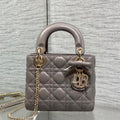 Dior M0505 Small Lady Dior Bag with Strap Cannage Lambskin M3006