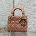 Dior M0505 Small Lady Dior Bag with Strap Cannage Lambskin M3007
