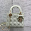 Dior M0505 Small Lady Dior Bag with Strap Cannage Lambskin M3008