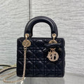 Dior M0505 Small Lady Dior Bag with Strap Cannage Lambskin M3009